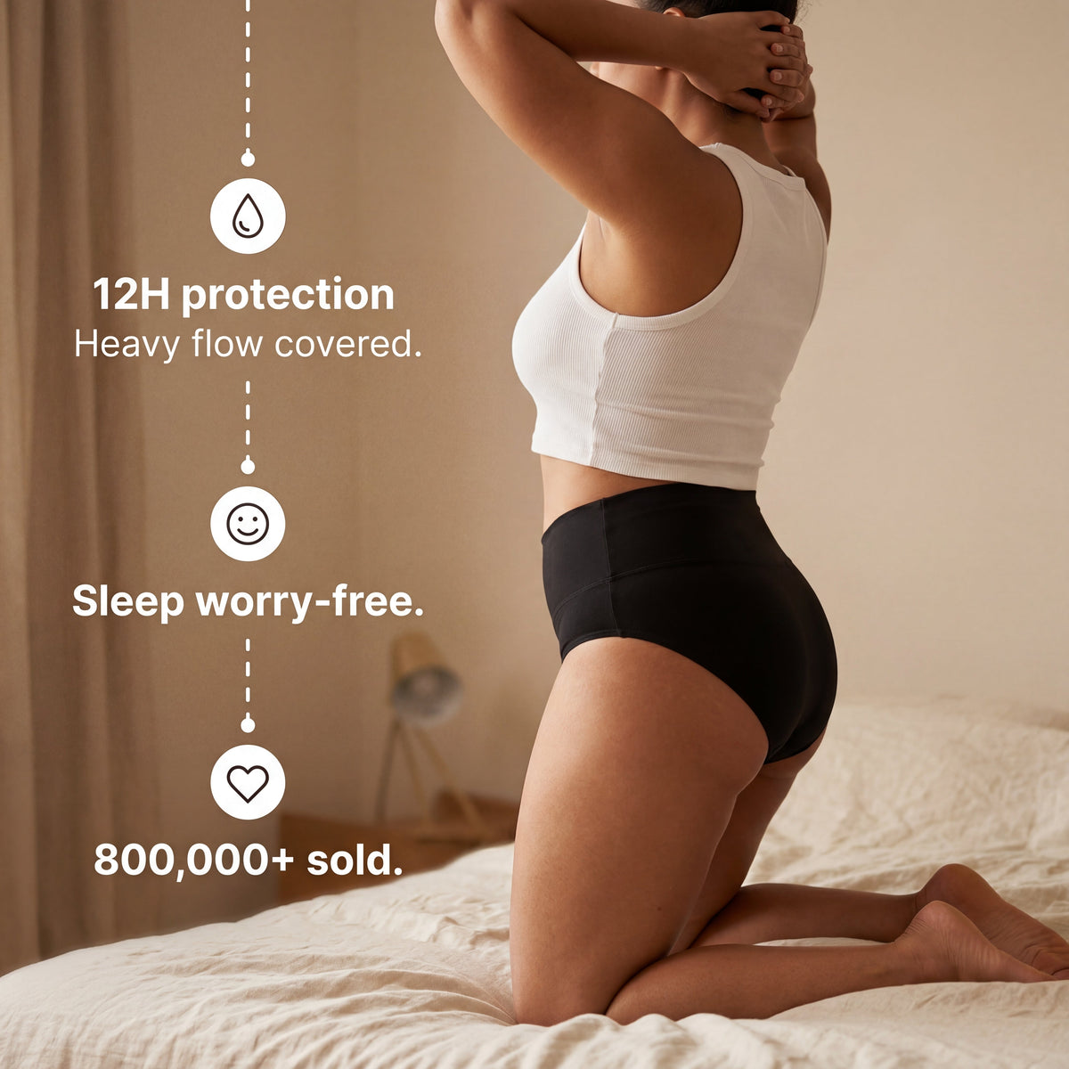 La Culotte Anti-fuites Taille Haute