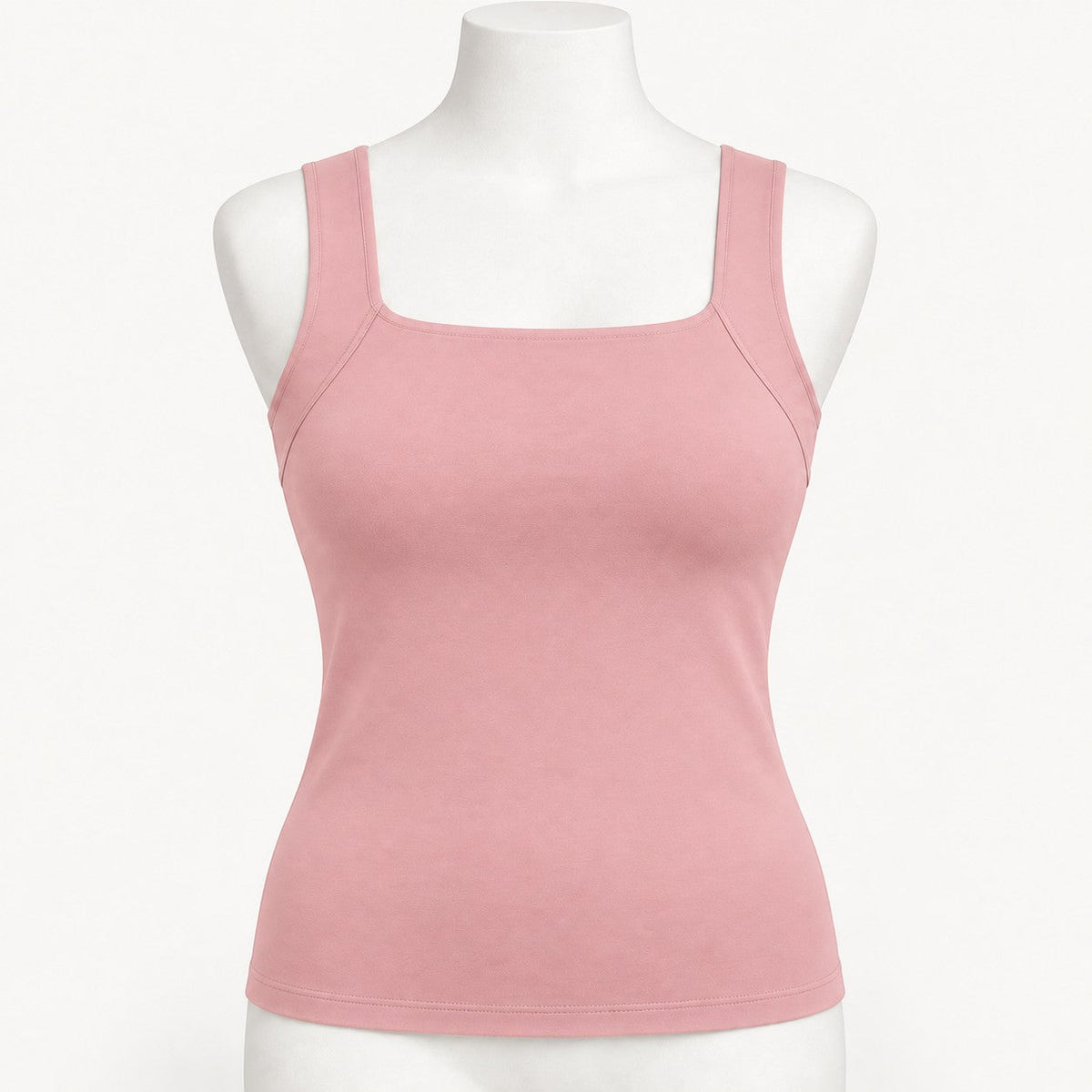 Débardeur Bra-Free Rose poudré, devant