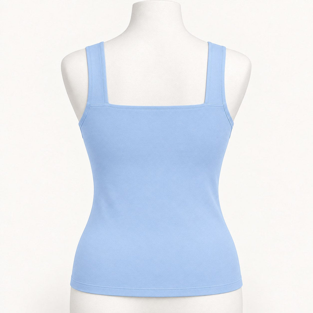 Débardeur Bra-Free Bleu pastel, dos