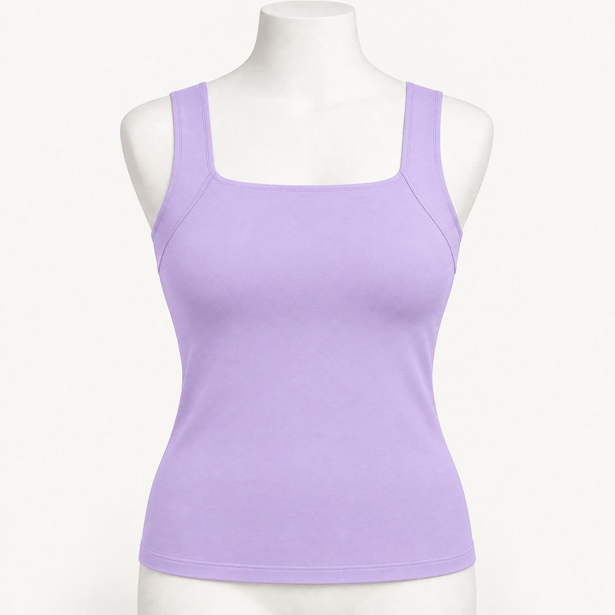 Débardeur Bra-Free Violet pastel, devant
