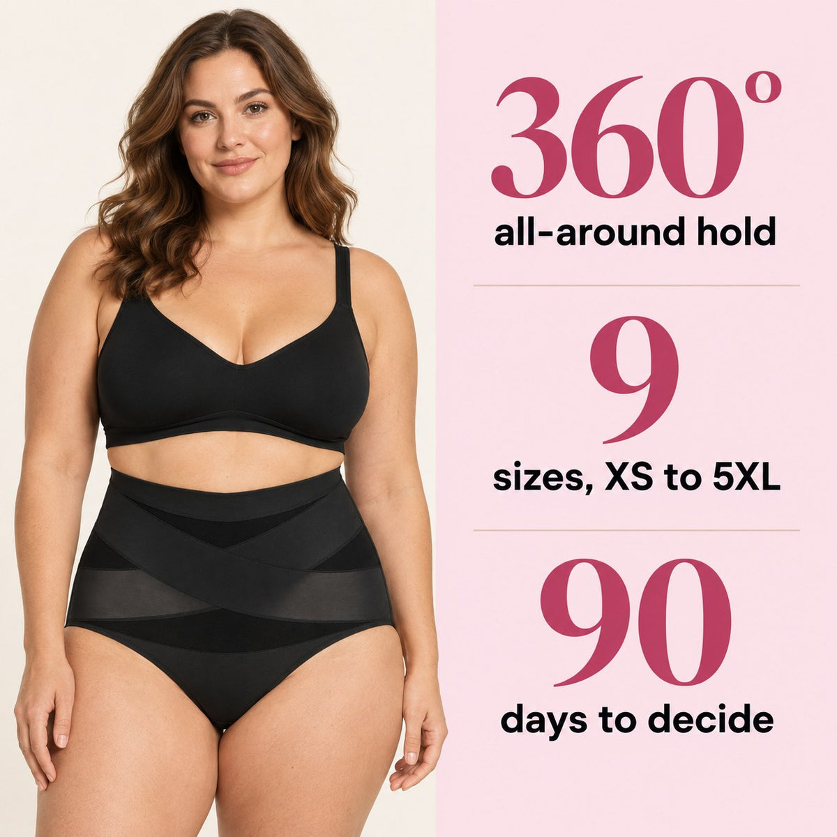 CoreWrap : maintien 360°, 9 tailles du XS au 5XL