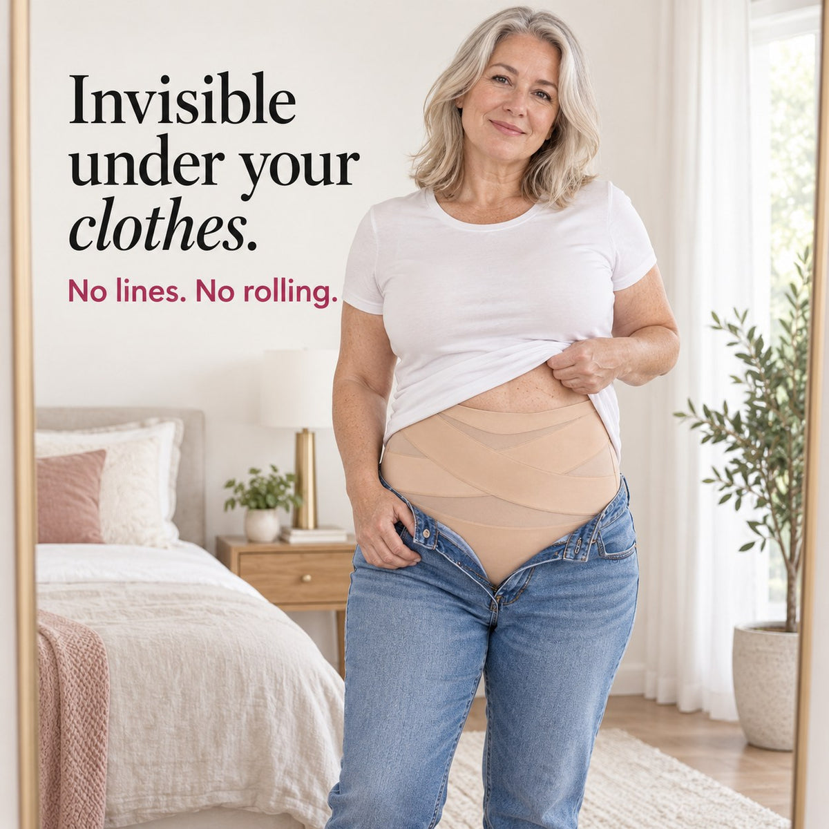 Invisible sous un jean et un t-shirt