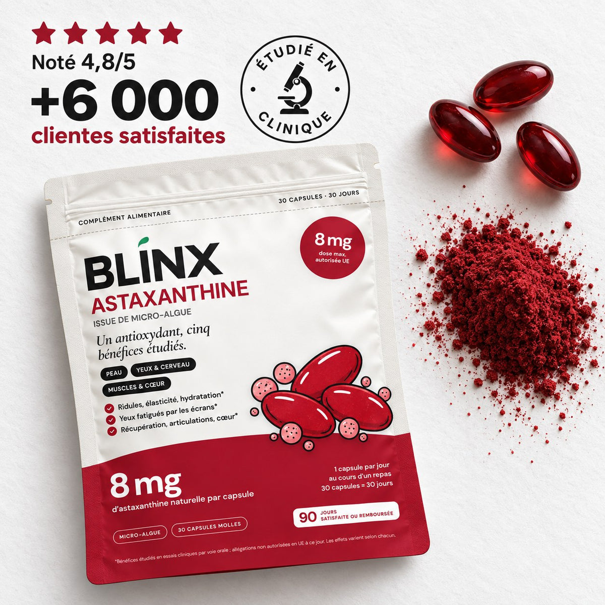 Blinx Astaxanthine : avis et note