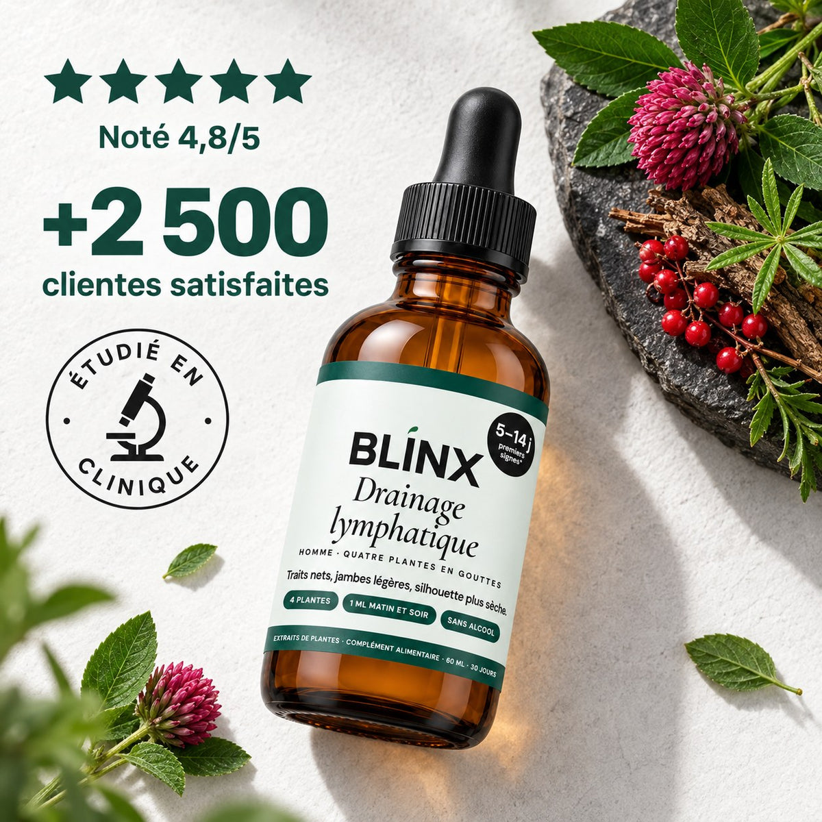 Blinx Drainage lymphatique Homme : avis et note