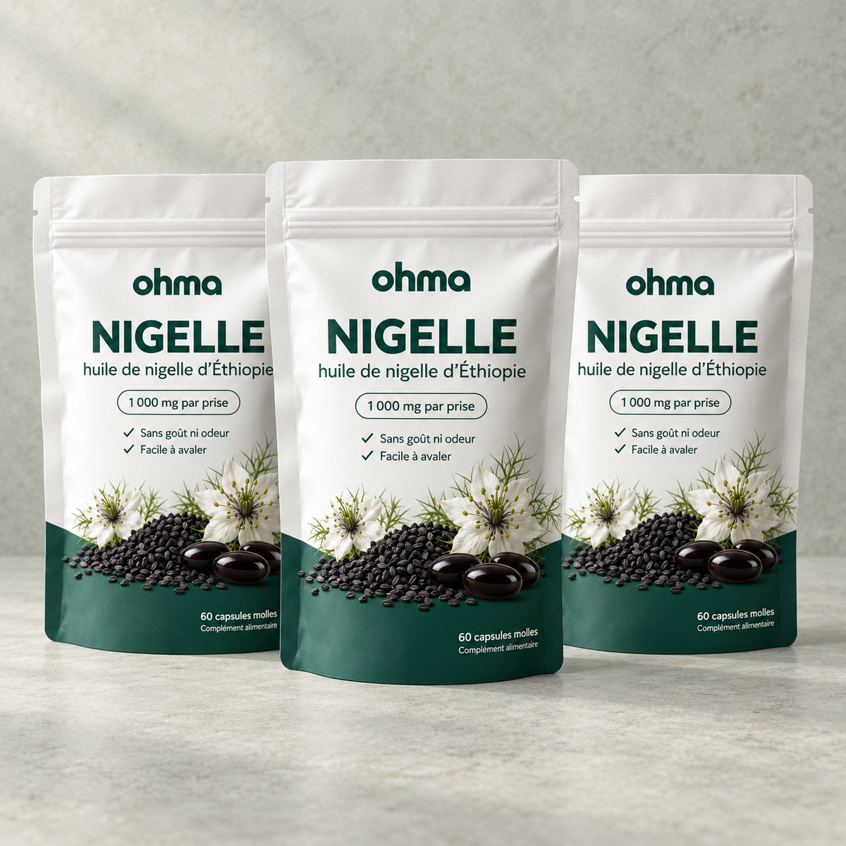 Cure de trois sachets Blinx Nigelle