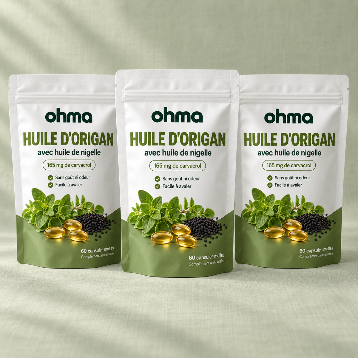 Cure de trois sachets Blinx Huile d'origan